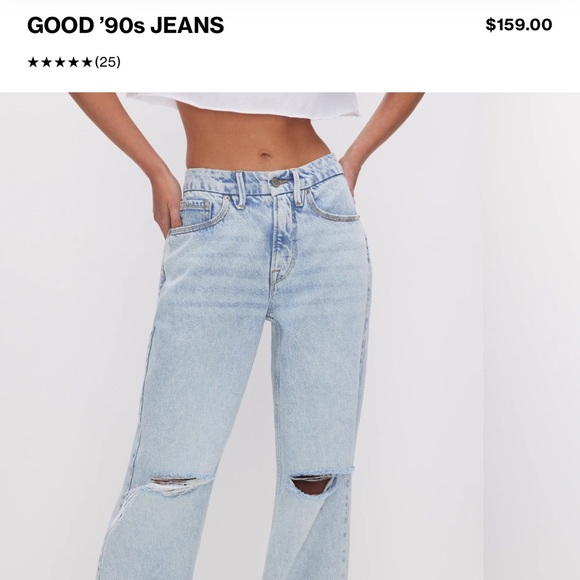 Good American Good 90’s Jeans - Picture 1 of 10